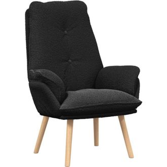 vidaXL Silla Relax Negro 69 X 74 X 93 Cm Tela Vidaxl