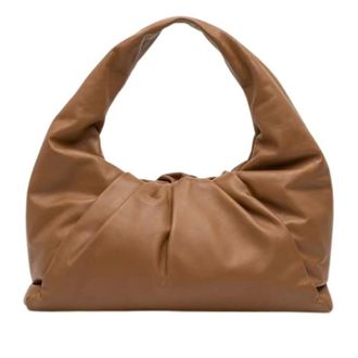 Bottega Veneta Pre-owned Shoulder Pouch - Dames - Pre-owned - Bruin - Maat: ONE Size Leer