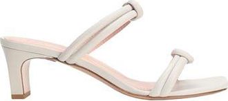 8 by YOOX LEATHER SQUARE TOE MID-HEEL SANDAL