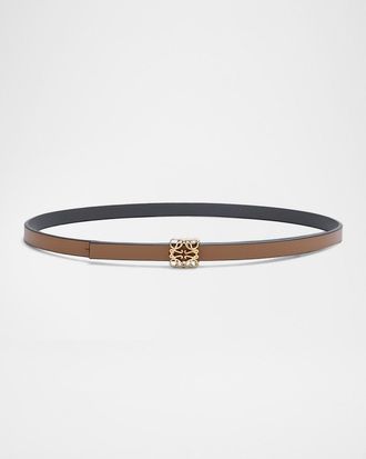 Loewe Anagram Bombe Reversible Calfskin Belt