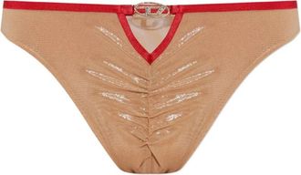Diesel Ribbed Seamless Bralette - Dames - Onderbroek - Rood - XS - Ondergoed
