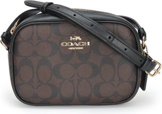 Coach Mini Jamie Signature PVC Coated Canvas Shoulder Bag
