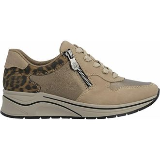 Rieker Sneakers - Dames - Schoenen - Bruin - Maat: 42 EU Leer