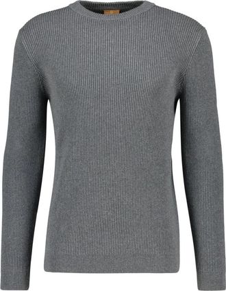 Mos Mosh MMG Gilbert Ronde Hals Trui - Heren - Ronde hals truien - Grijs - M - Truien & Vesten