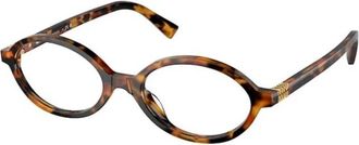 Miu Miu Regard Optical Frame - Dames - Brillen - Bruin - 50 MM - Accessoires