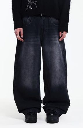 Jaded London Colossus Baggy Jeans in Black at Nordstrom Rack, Size 32