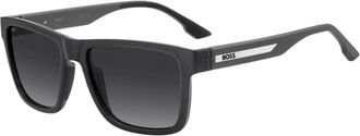 HUGO BOSS 1907/S Kb 7(9O) Zonnebril - Heren - Zonnebrillen - Grijs - 56 MM - Accessoires