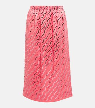 Marni Sequined midi skirt