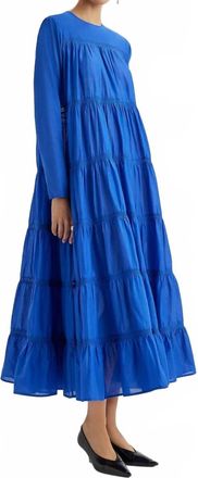 Merlette Maida Midi Dress In Ultramarine