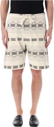 Isabel Marant Korte Broeken, Heren, Veelkleurig, M, Katoen, Deliann Shorts