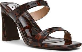 Dolce Vita Veniss Block Heel Slide Sandal in Tortoise at Nordstrom Rack, Size 6.5