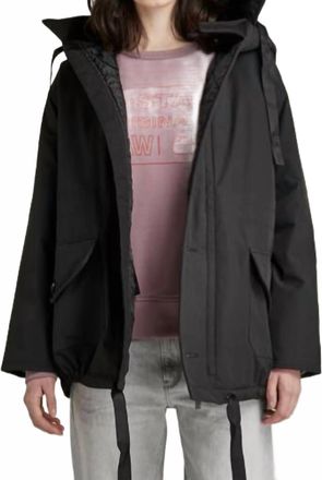 G-Star Mid Parka Jacket In Black