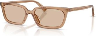 Jimmy Choo London Jc 5050U Zonnebril - Dames - Zonnebrillen - Bruin - 55 MM - Accessoires