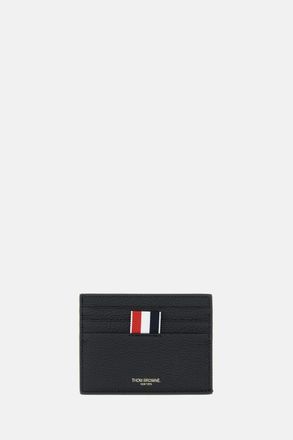 Thom Browne Porta Carte Pelle Soft Pebble Grain