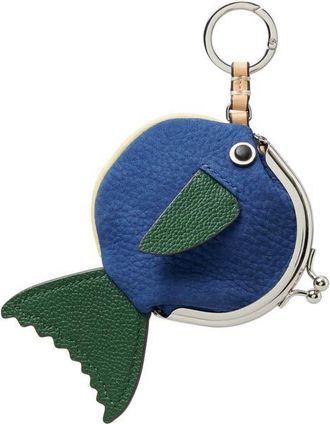 Tory Burch Fish Coin Purse Charm in Bright Blue at Nordstrom