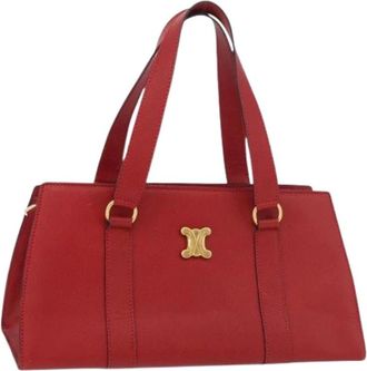 Celine Pre-owned Handbags, female, Red, Size: ONE SIZE Pre-owned Hand Bag