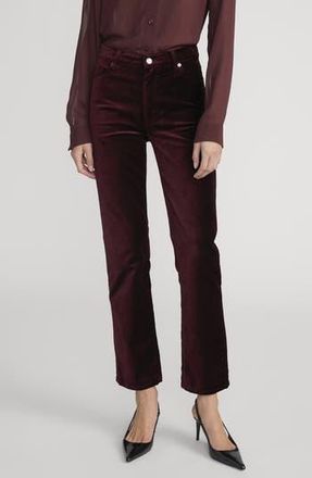 Frame Denim Le Sleek Velvet Ankle Straight Leg Pants in Full Glass Velvet at Nordstrom Rack, Size 24