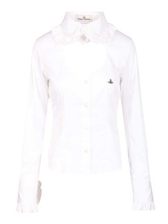 Vivienne Westwood Toulouse Frill Shirt Shirts Bianco-Donna