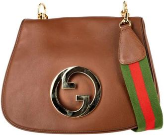Gucci Pre-owned Cross Body Bags, female, Brown, Size: ONE SIZE Pre-owned Leather gucci-bags
