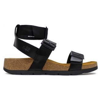 FLY London COKI040FLY Bridle Womens Casual Sandals - Black - Size:UK 8