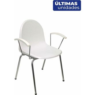 Piqueras y Crespo Piqueras Y Crespo - Pack 4 Sillas Ves Pl&aacute;stico Blanco