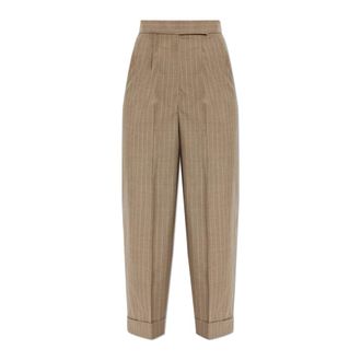 Max Mara Tapered Trousers, female, Beige, Size: 2XS Manetta Trousers