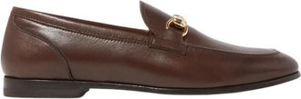 Scarosso Alessandra Loafers met Horsebit Detail - Dames - Loafers - Bruin - 40 EU - Leer - Schoenen