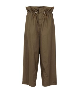 Erika Cavallini Semi Couture Broek Hout