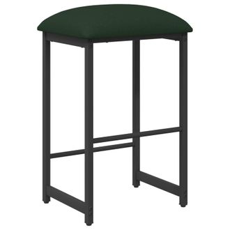 vidaXL Taburete De Bar Verde Oscuro 40 X 32 X 64 Cm Vidaxl