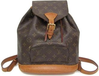Louis Vuitton Pre-owned Backpacks, female, Brown, Size: ONE SIZE Pre-owned Canvas louis-vuitton-bags