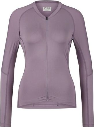 Stoic DalslandSt. Gravel Jersey L/S Velotrikot f&uuml;r Damen | rosa