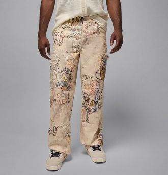 Nike Jordan Mens Air Jordan Carpenter Pants in Brown | HV0085-203