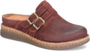 B&oslash;rn Cort Distressed Clog in Burgundy Distressed at Nordstrom Rack, Size 9.5