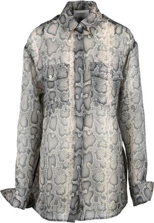 Sportmax Voile Shirt - Beige/Black
