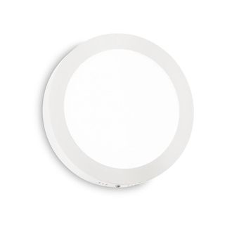 Netlighting Universal Round 40cm Semi Flush Ceiling Light White 2700K