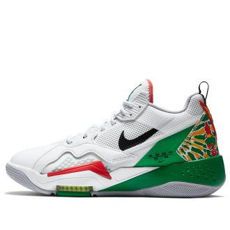 Air Jordan Zoom 92 White Lucky Green Dark Sulfur CK9183-103