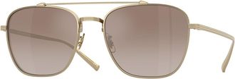 Oliver Peoples OV1349ST Avison 5035Q1 Mens Sunglasses Gold Size 55