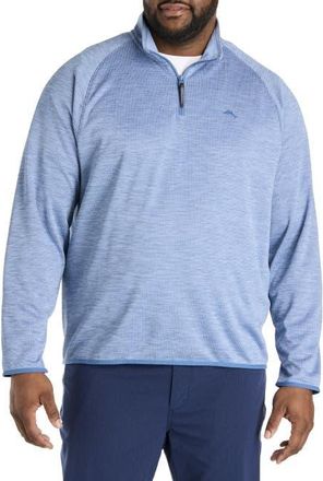 Tommy Bahama Big & Tall Palm Pro 1/4-Zip Pullover in Oslo at Nordstrom, Size 4X Big