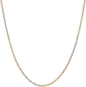 Italian Gold, Inc 10K 1.85Mm Cable Double Link Necklace