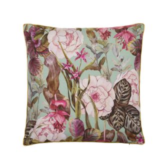 KASANOVA Cuscino divano 45x45 cm fiori rosa