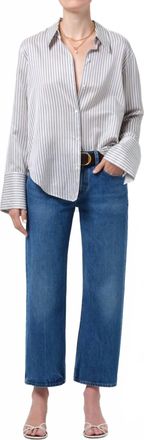 Citizens Of Humanity Faye Vintage Straight Leg Jeans In Azure Blue