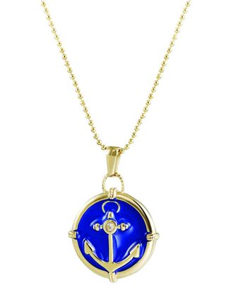 Jane Basch Plated Mandala Necklace