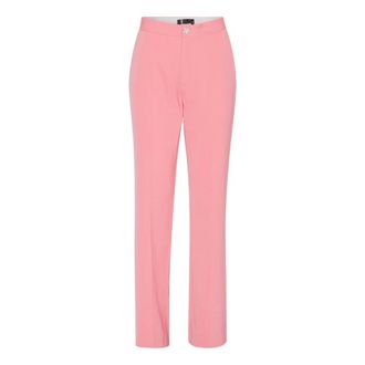 Custommade Broeken, Dames, Roze, M, Wol, Peony Pink Slim Fit Broek