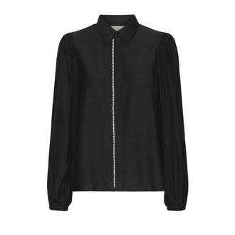Ichi Ichi, Dames, Blouses & Shirts, Zwart, Maat: M