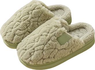 Generic Slippers Women Memory Foam Slippers for Women [Warm Upgrade] Womens Warm Home Slippers Soft and Comfortable Warm Your Feet in Winter Wide Fit Slippers