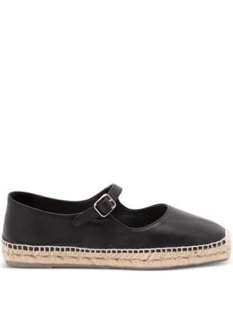 Castaner buckle-strap espadrilles - women - Calf Leather/Calf Leather/Rubber - 41 - Black