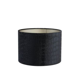 Light & Living Pantalla De L&aacute;mpara - Praya - Negro - Textil - &Oslash; - Light&living
