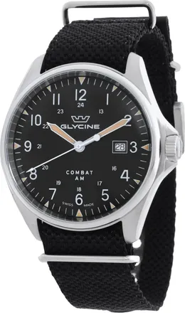 Glycine Combat Automatic Black Dial Mens Watch GL0459