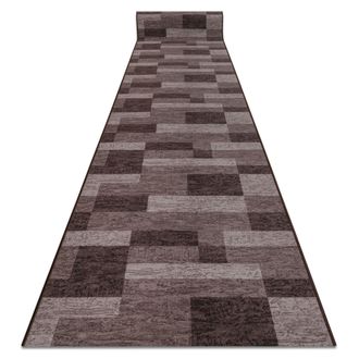 RugsX Rugsx - Alfombra De Pasillo Con Refuerzo De Goma Icona Marr&oacute;n 100cm Brown 100x1050 Cm