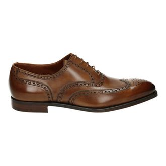 Crockett & Jones Elegante Cognac Business Schoenen - Heren - Nette schoenen - Bruin - 42 1/2 EU - Leer - Schoenen